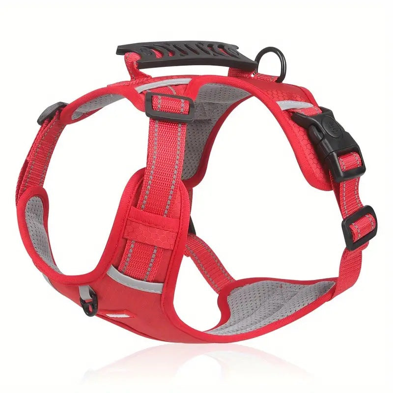 Reflective Dog Harness, No-Pull Vest Harness for Dogs, Adjustable with Handle - S
