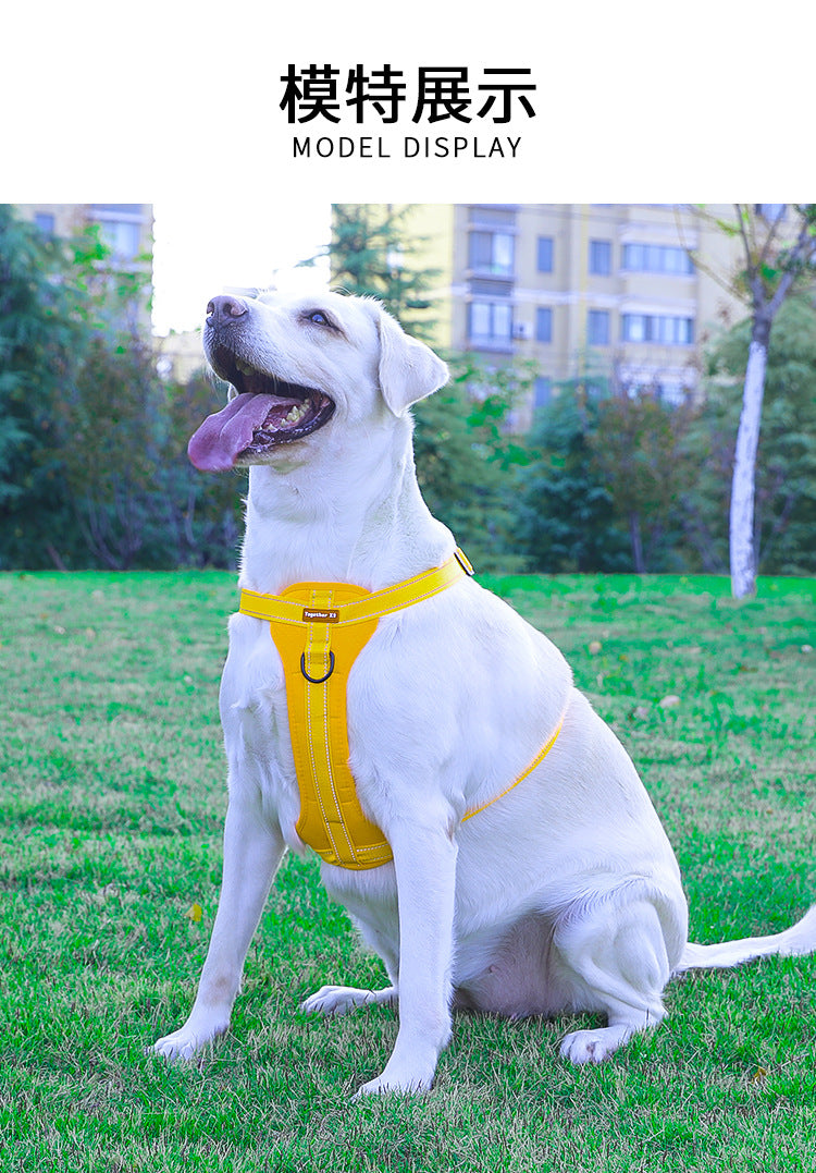 Reflective Dog Harness, No-Pull Vest,  Adjustable with Handle, XL size