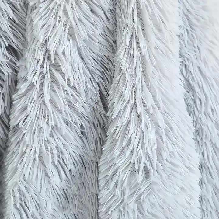Fluffy Pet Blankets-Soft Faux Fur, Anti-Anxiety Cozy Throws, M 80*55cm Dark Grey