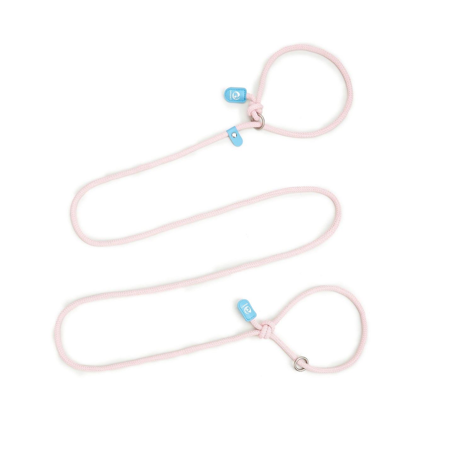Adjustable Slip-On Dog Leashes - Lightweight Training Leads - 3.35cm*8mm (Pink, 2 pieces)