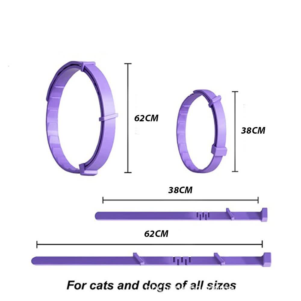 Calming Collars for Cats - Anxiety Relief, Adjustable, 4 Pack