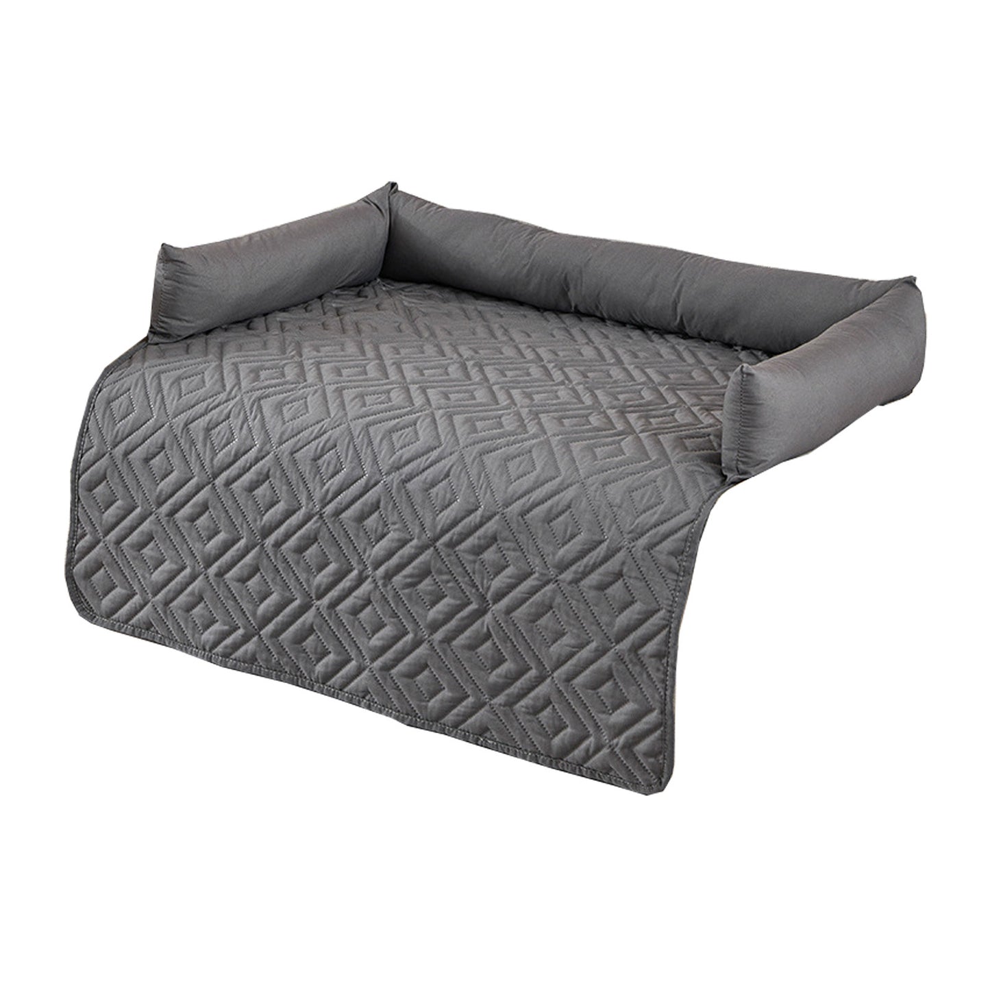 90*120CM Brown Waterproof & Scratch-Resistant Pet Sofa Protector, Pillow