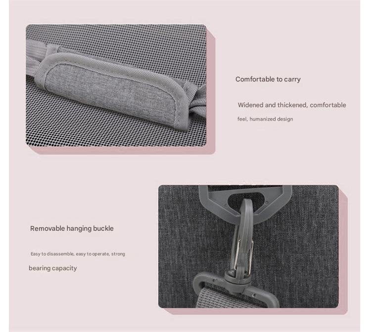Portable Pet Travel Carrier Bag - Foldable, Comfortable for Small Dogs & Cats 40cmx25cmx25cm