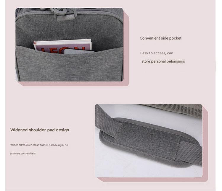 Portable Pet Travel Carrier Bag - Foldable, Comfortable for Small Dogs & Cats 40cmx25cmx25cm