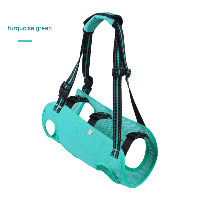 Green Pet Support Harness for Senior and Disabled Dogs - Support Stap, L