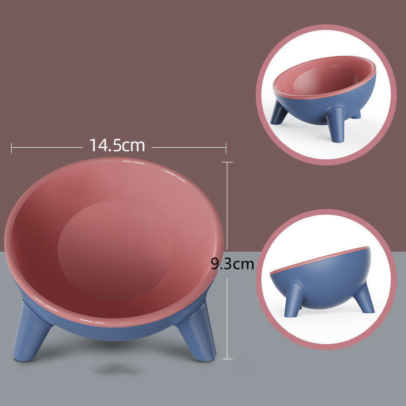 Cat/Dog Non-Breakable Bowl With Stand, Durable, Heat Resistant