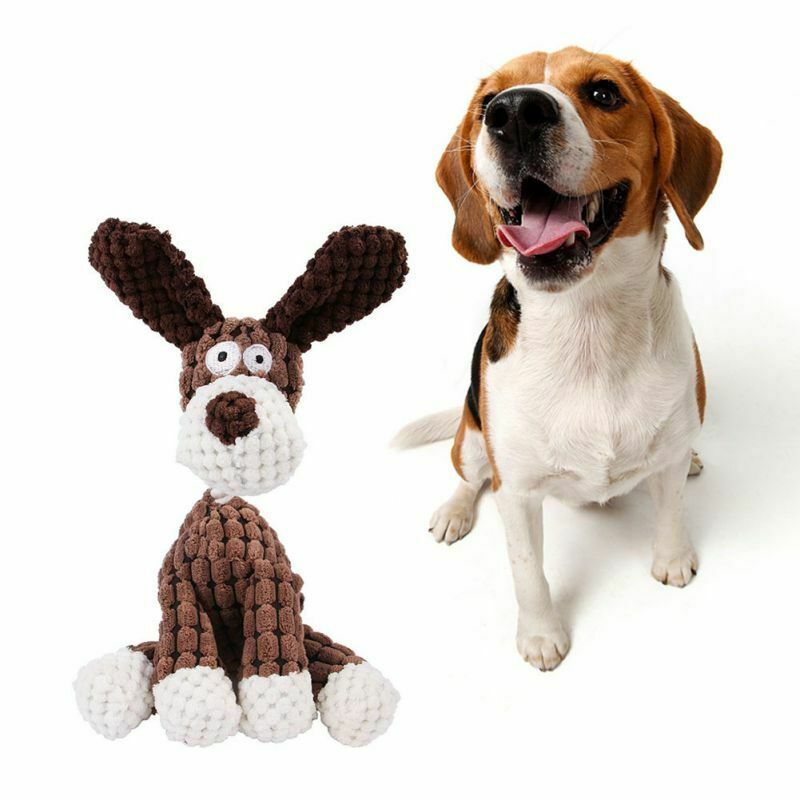 Dog Toy, Play Pet Puppy Chew, Squeaky Plush Sound, Clean Teeth
