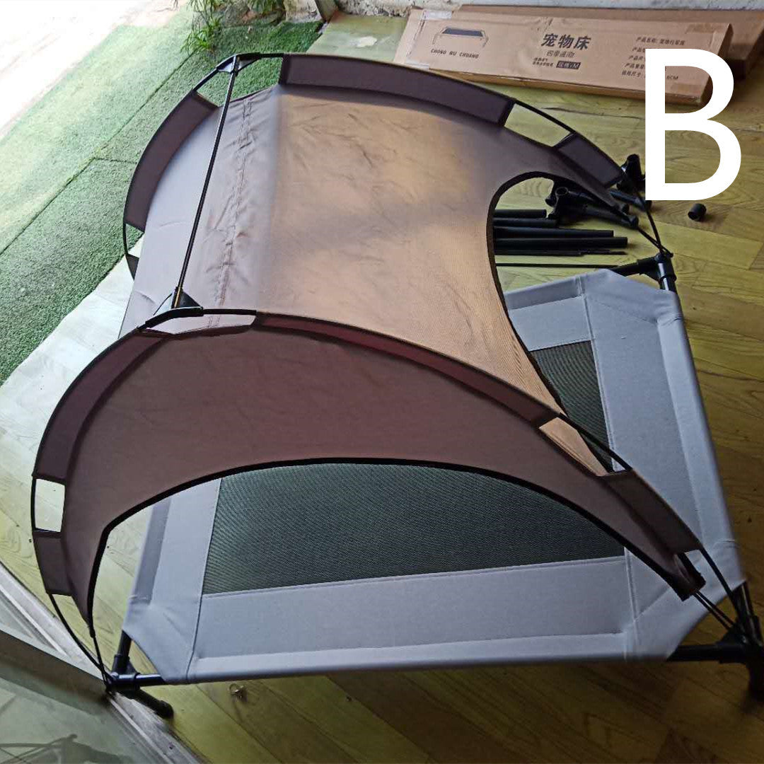 Pet Outdoor Supplies, Covered Loft Dog Bed, Pet Sunshade Tent