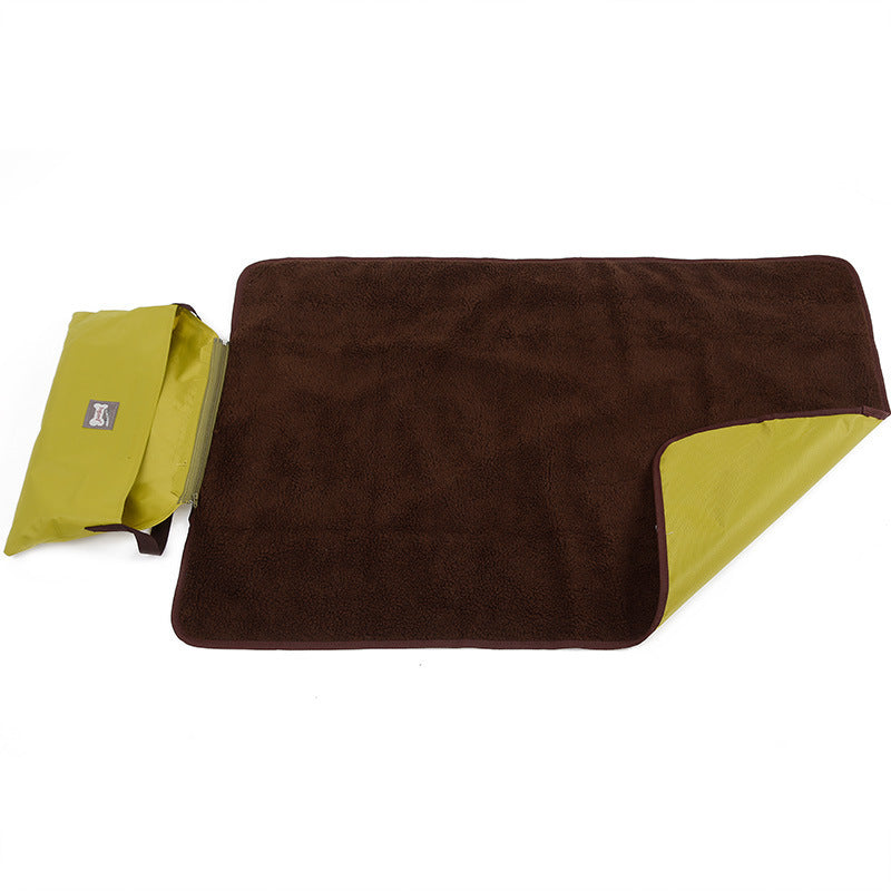 Outdoor Pet Blanket, Cashmere/Oxford Cloth, Portable, Packable, Waterproof
