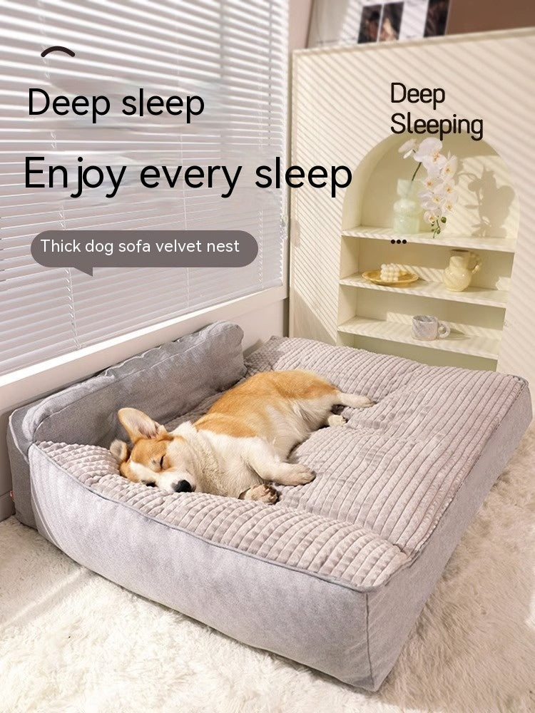 Small, Medium/Large Dog Bed/Mattress, Removable, Washable Cover