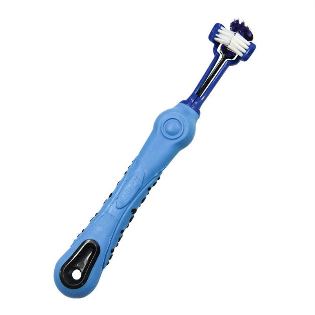 Pet Dental Fingers Double-headed Toothbrush, Dog Teeth Cleaning