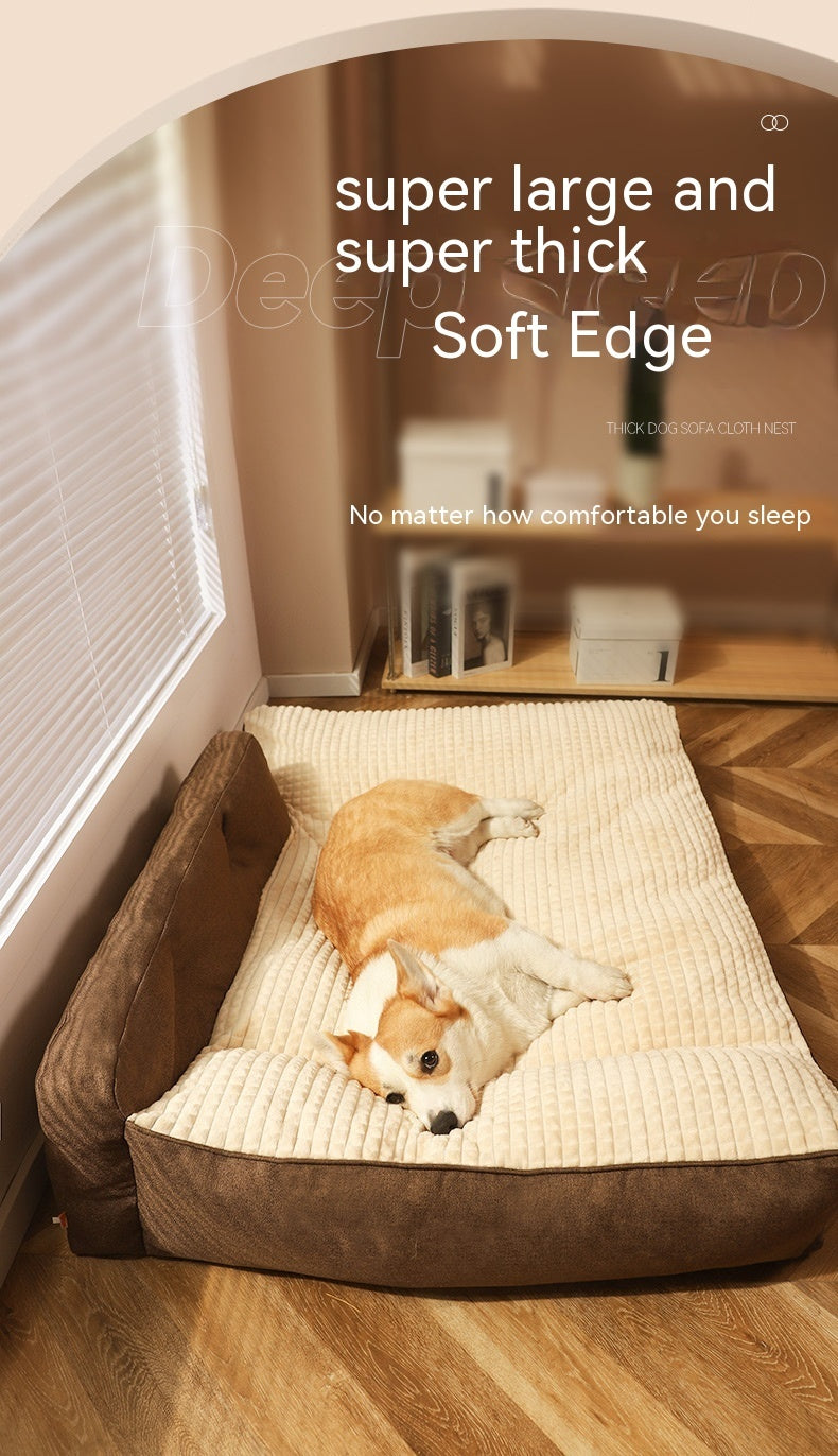 Small, Medium/Large Dog Bed/Mattress, Removable, Washable Cover