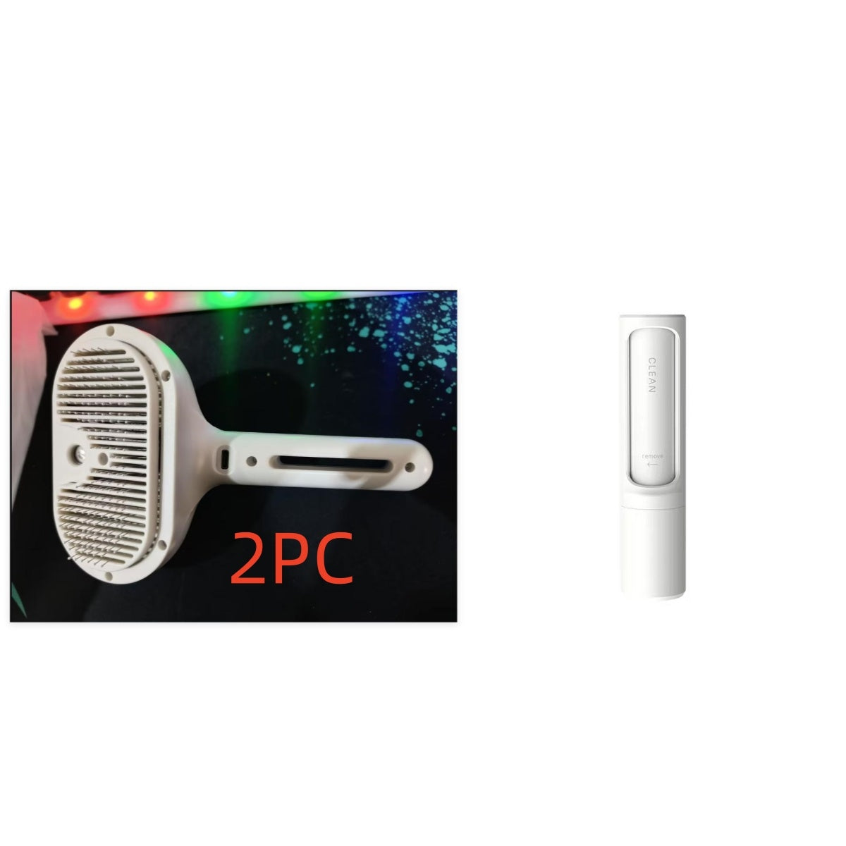 Pet Hair Remover Brush, Grooming de-matting Comb, Built-in Mist Humidifier