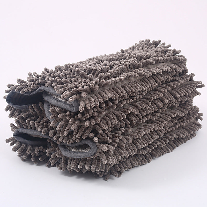 Pet Drying Towel For Dogs and Cats, Gloved Bath Towels