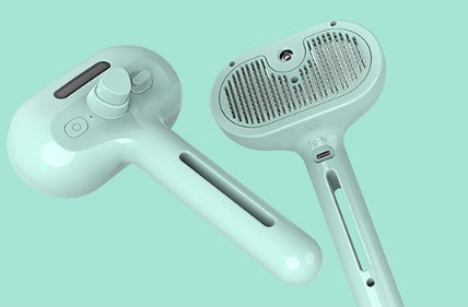 Pet Hair Remover Brush, Grooming de-matting Comb, Built-in Mist Humidifier