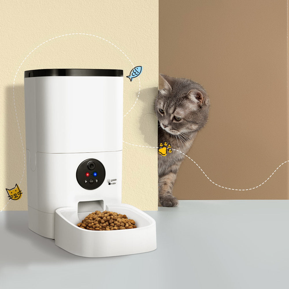 i.Pet Automatic Pet Feeder 6L Auto Camera Dog, Cat Smart HD Camera, WiFi