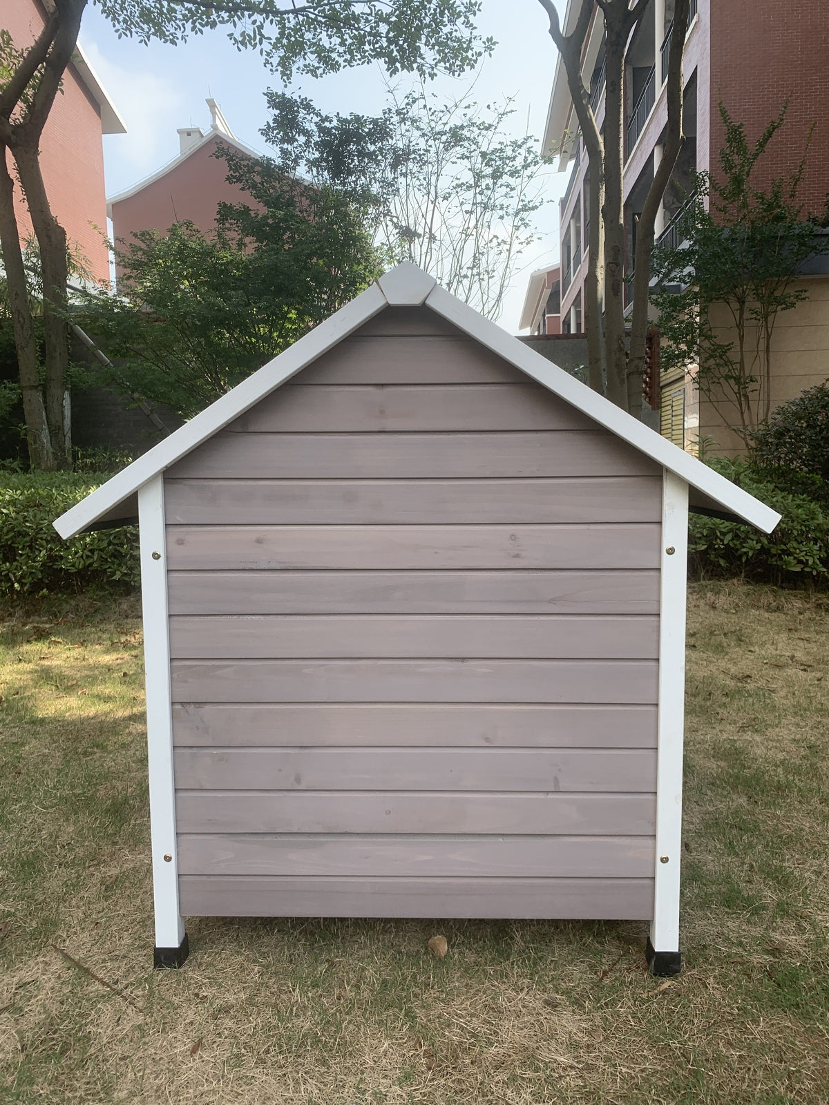 XL Timber Pet Dog Kennel House Puppy Wooden Timber Cabin With Door