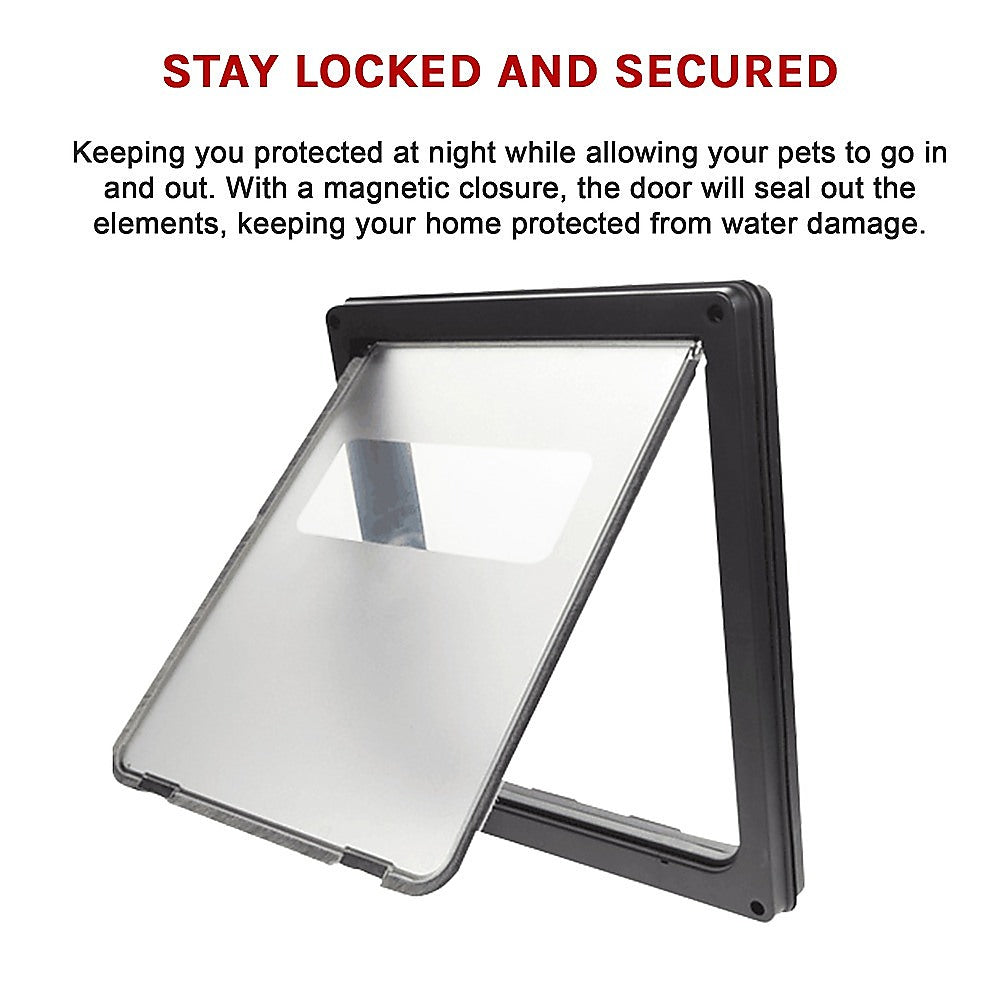 Pet Cat/Dog Safe Security Flap, Locking Door
