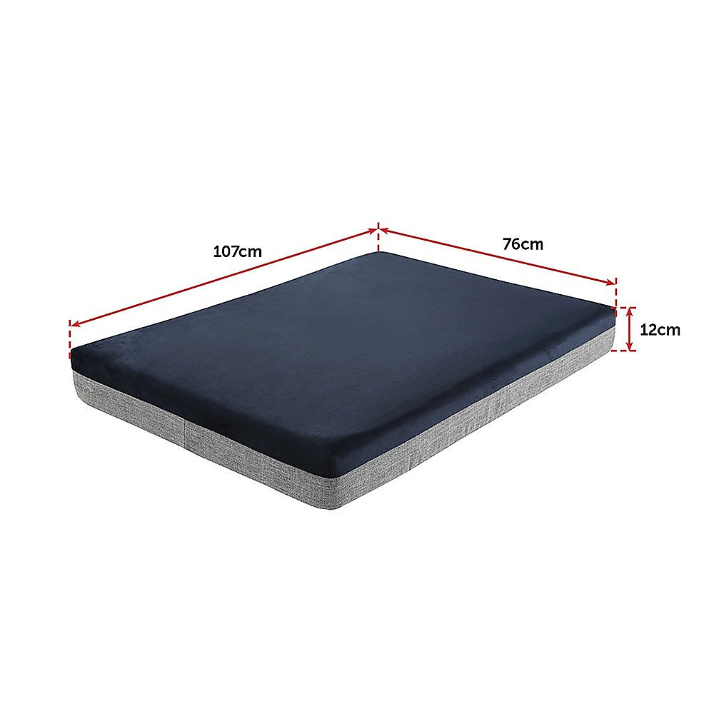Memory Foam Dog Bed 12CM Orthopedic and Waterproof